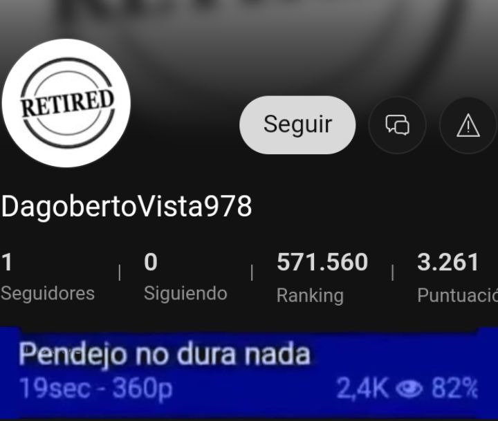 No duró nada este randy - meme