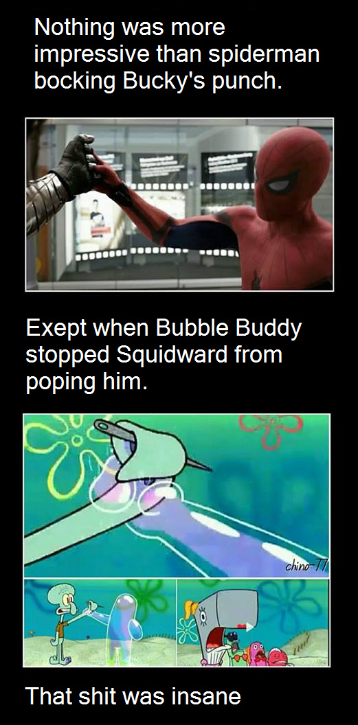 Damn you squidward >:v - meme