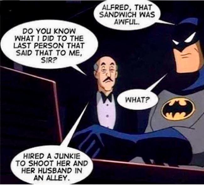 alfred made batman? - Meme by Matthew94544 :) Memedroid