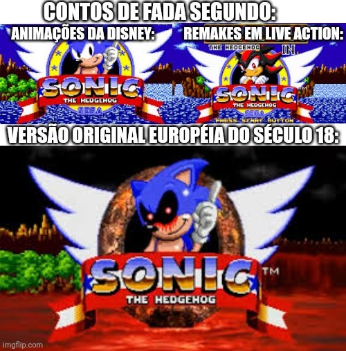 Qual é a sua versão do Sonic exe favorita? Me:Xenophanes - meme