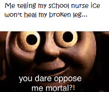 school nurses be like... - meme