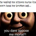 school nurses be like...