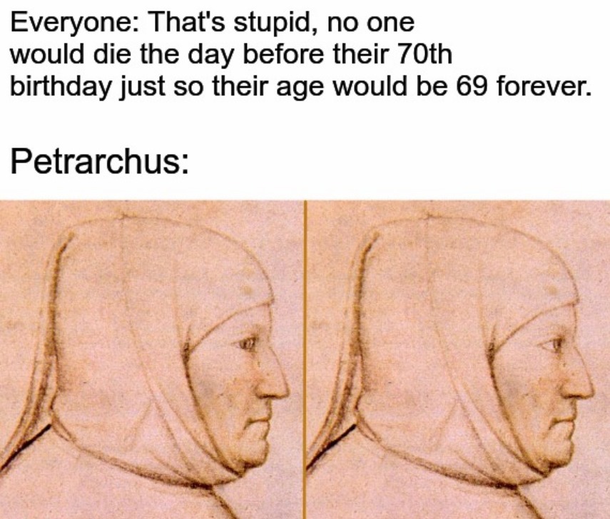 Historic birthday meme