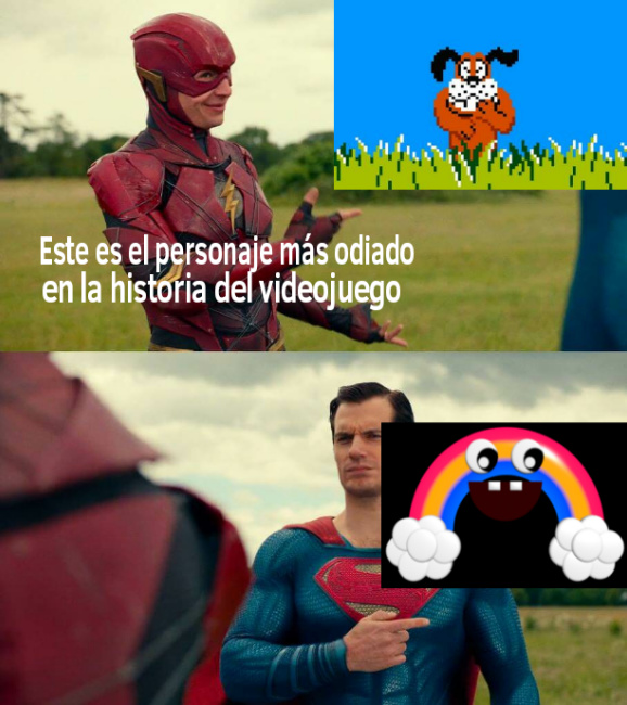 Perro puto vs Chica's Magic Rainbow - meme