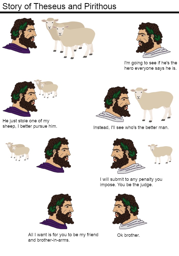 they were actually cattle not sheep but I already edited it - meme