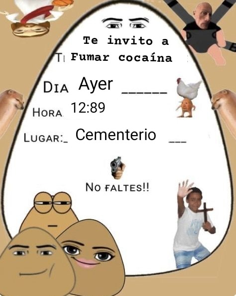 Están invitados - meme