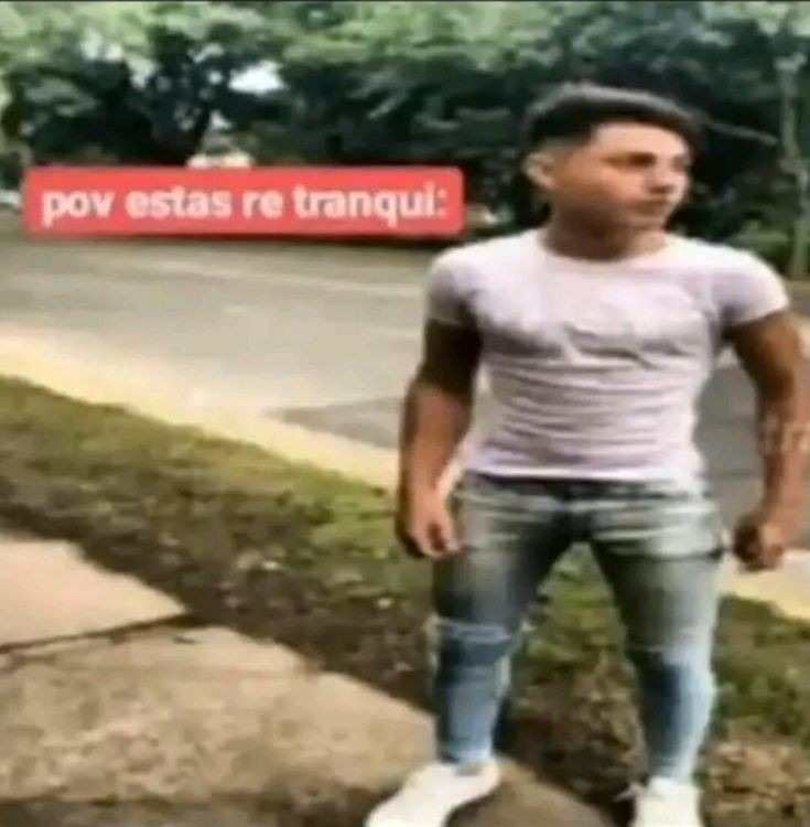 Cuando estas re tranqui - meme