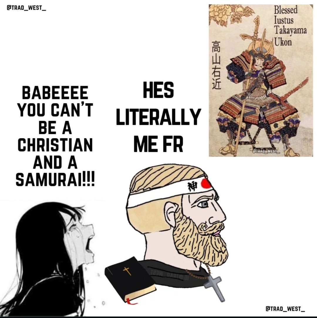 St. Takayama pray for us - meme