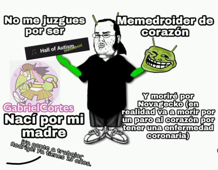 Mi nombre es gabriel cortes oh yeah - meme