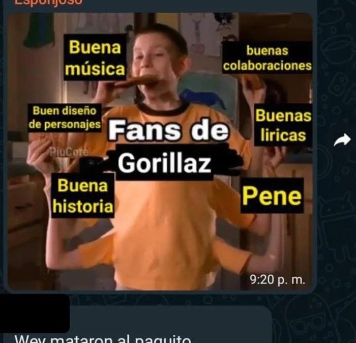 Fan de gorilaz: - meme
