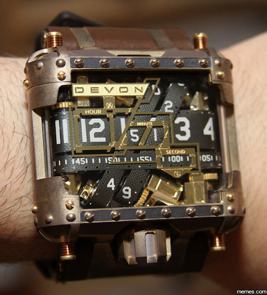 *actual* mechanical watch! How sweet is this? - meme