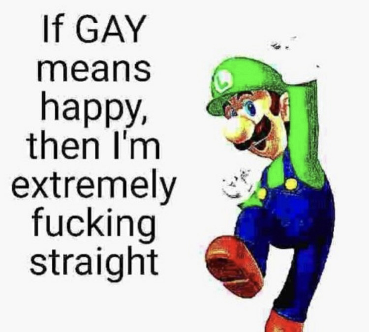Luigi spittin facts - meme