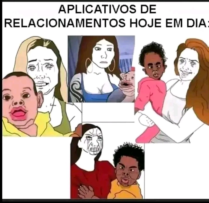 Kkkkk tipo isso no tinder - meme