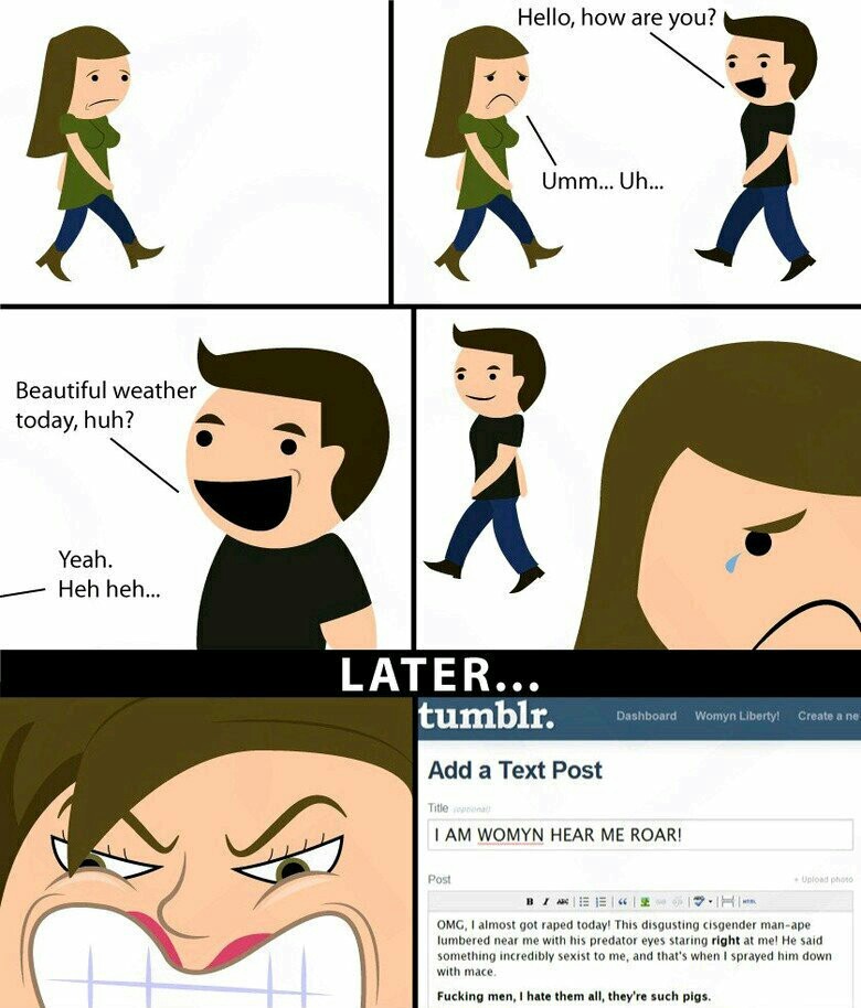 We all know the truth, Tumblr... - meme