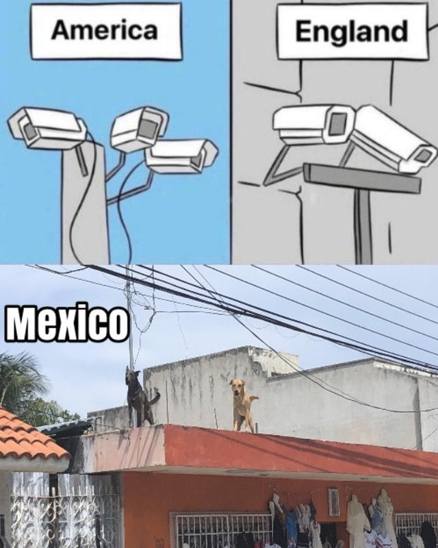 High tech surveillance systems in Mexico - meme