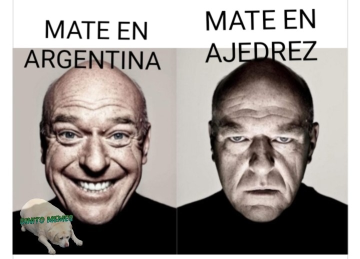 Mate en argentina y en ajedrez xd - meme