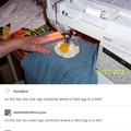 on this day 10 years ago someone sewed an egg to a shirt.