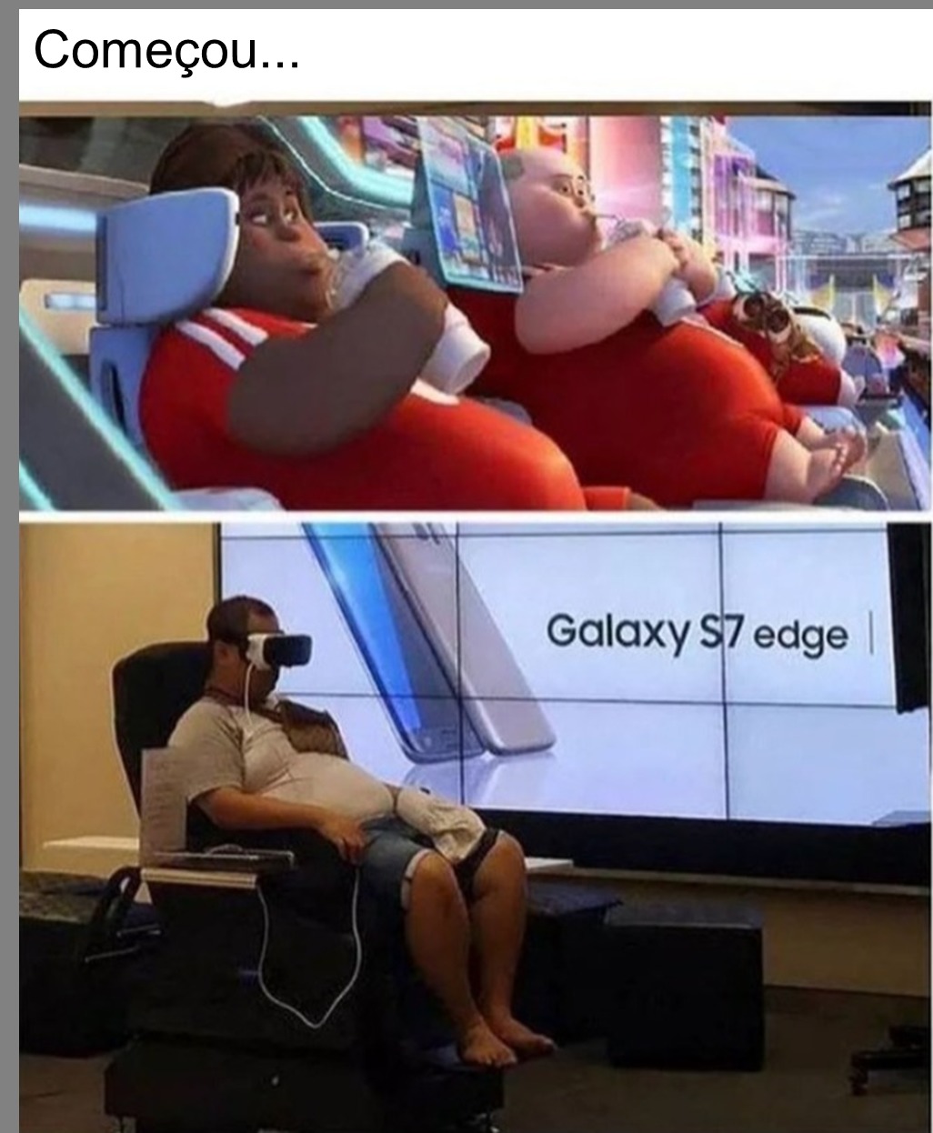 Começou - meme
