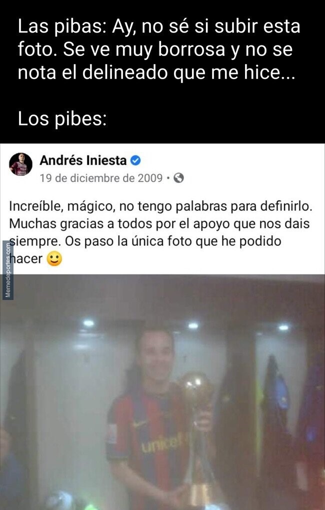 Se retira el grande de iniesta - meme