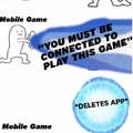 Mobile games and advertisements