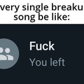 Breakup song