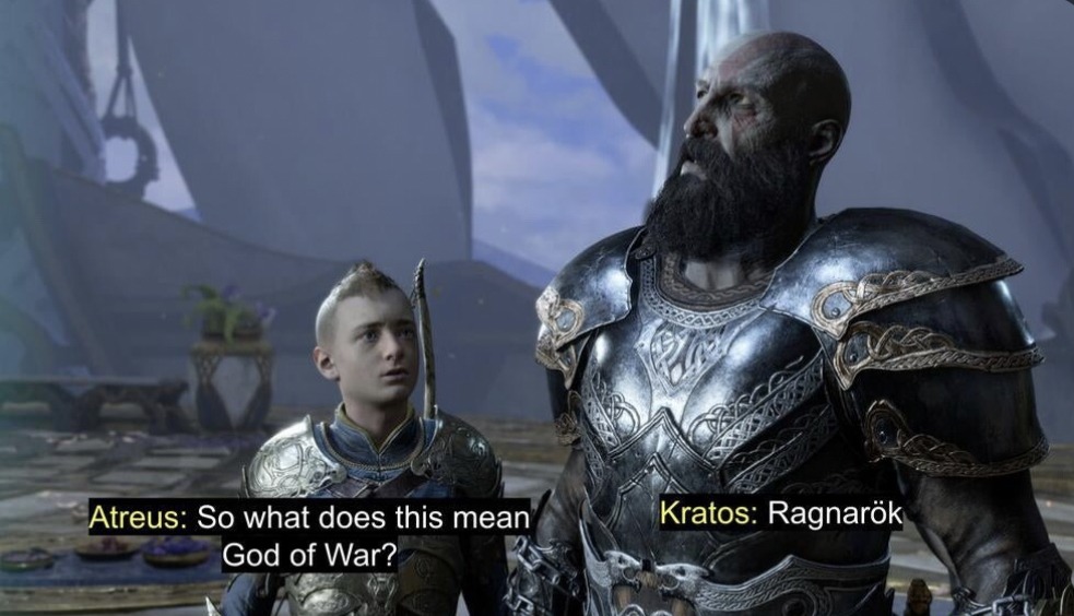 gods everlasting love vs kratos spartan rage . . . . #memes #dankmemes  #funnymemes #memesdaily #edgymemes #offensivememes #dailymemes…