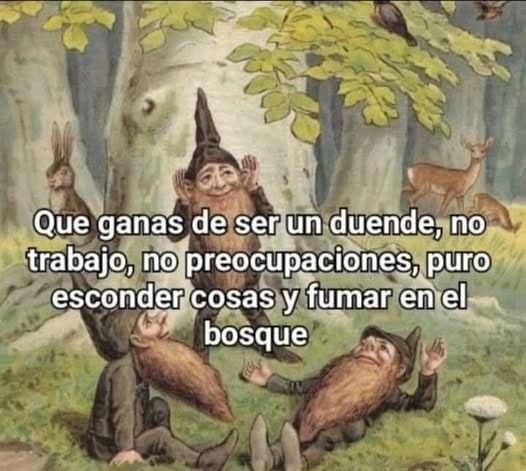 ojala ser duende - meme