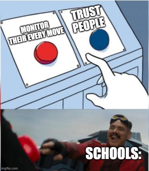 Schools nowadays - meme