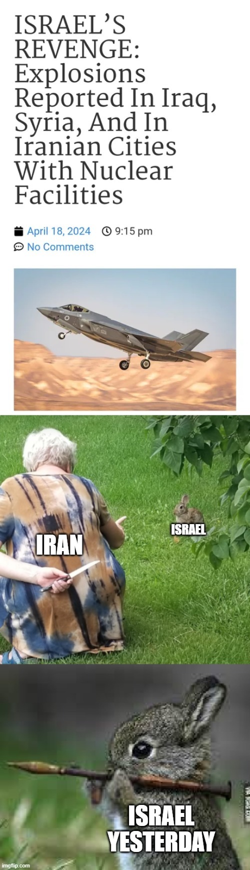 Israel attacks Iran meme