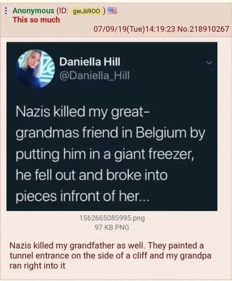 Fake nazi stories - meme