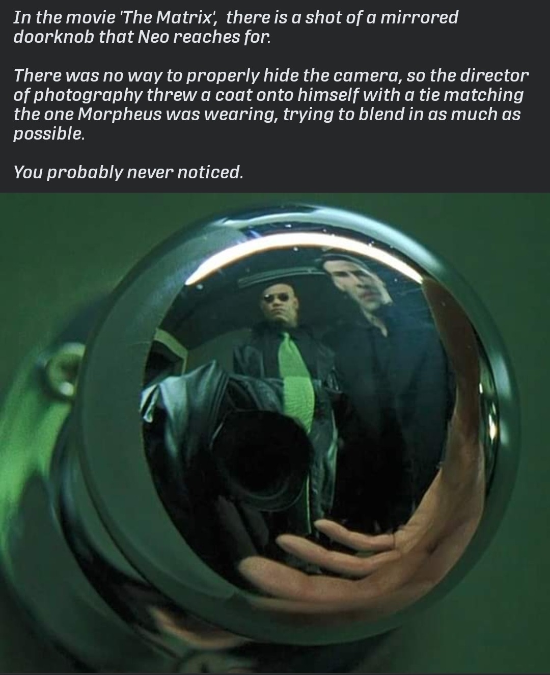 Yeah i never noticed - meme