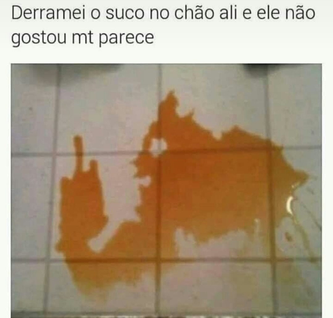 Suco mal educado - meme