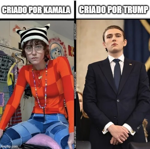 Meme de Barron Trump hijo de Donald