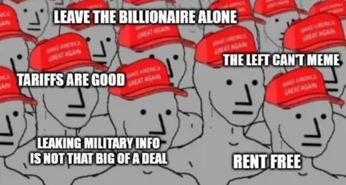 Echo chamber circle jerk - meme