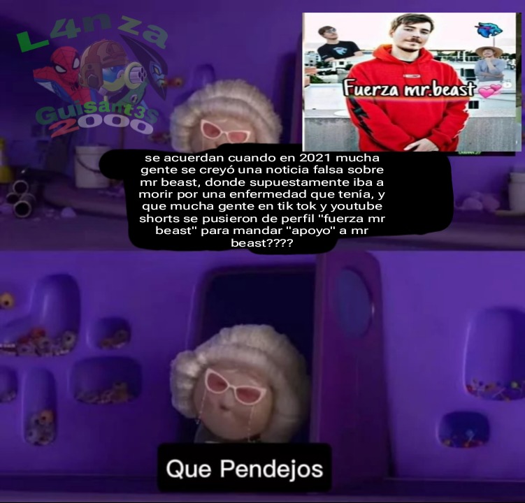 Puros retrasados se ponían eso de perfil - meme