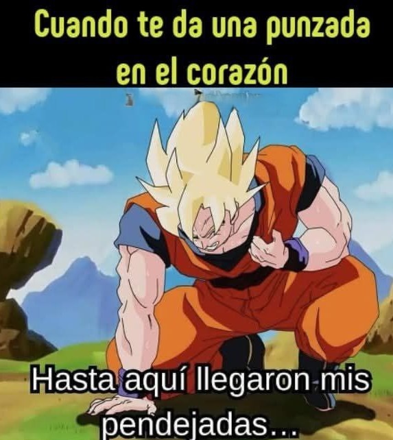 Cuando sientes la punzada y piensas que ya valiste - meme