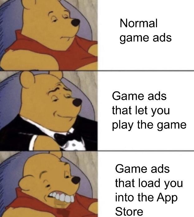 Moblie games - meme
