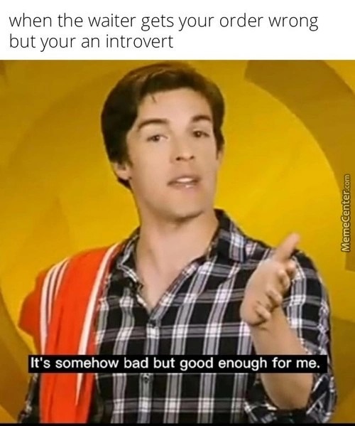Introverts life - meme