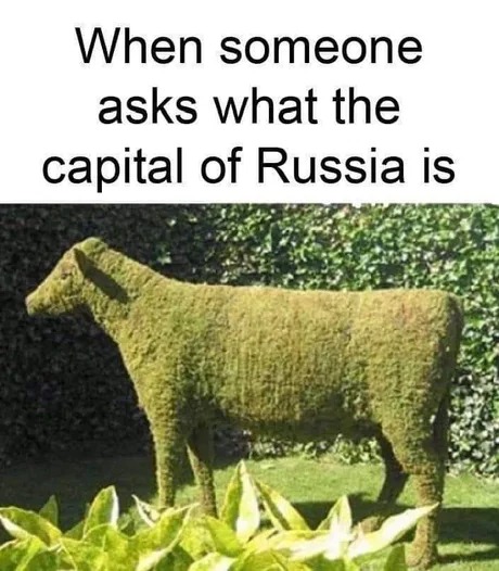 Capital of Russia - meme