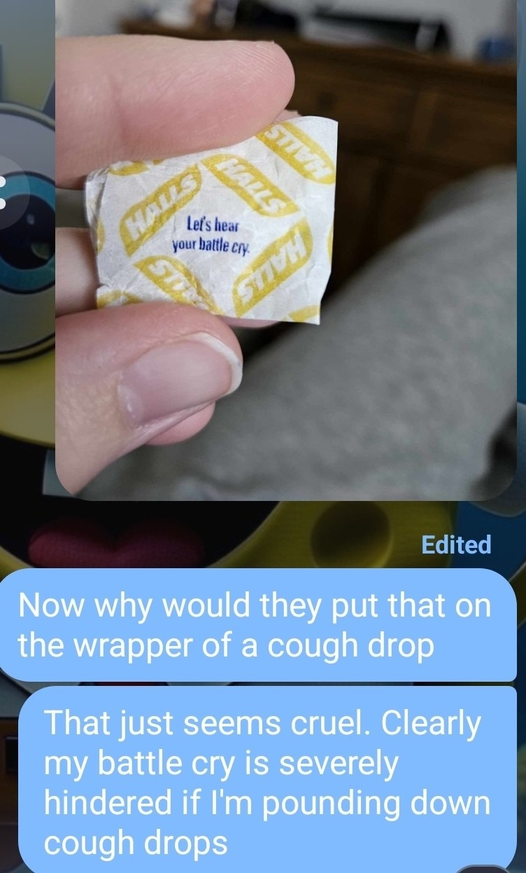 Cough drop sass... - meme