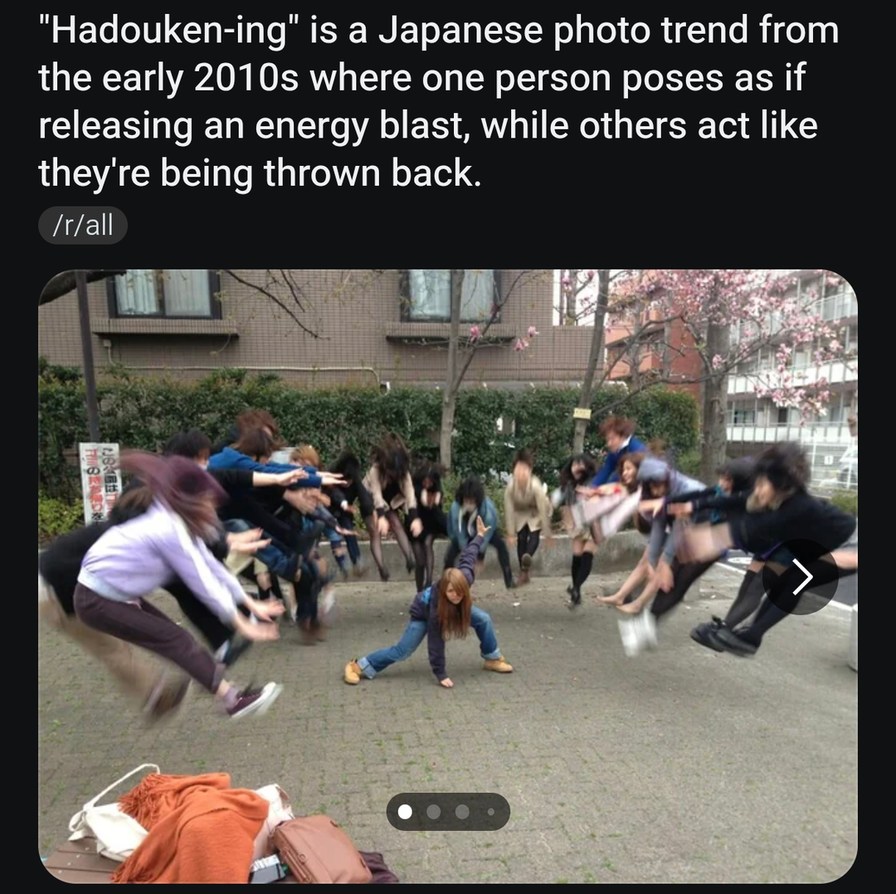 Hadouken photos were peak internet culture - meme