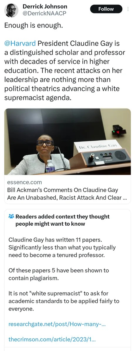 Claudine Gay plagiarism - meme