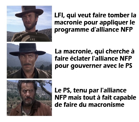 Alliance de la macronie avec la gauche ? - meme