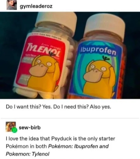 Psyduck Ibuprofen - meme