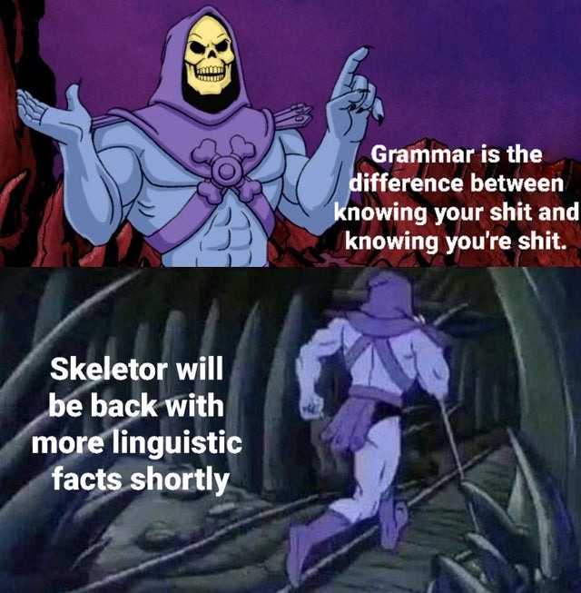 Skeletor facts - meme