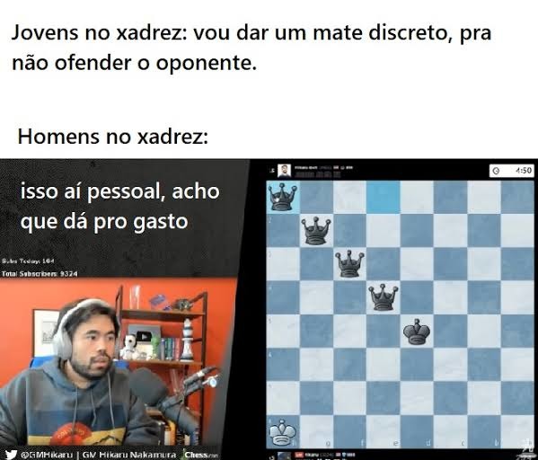 Quem joga chess.com? - meme
