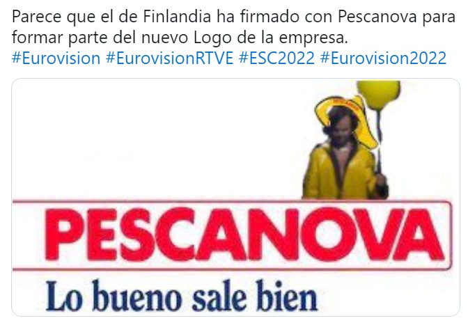Pescanova visto en Eurovisión - meme