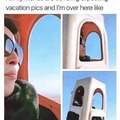 Fake vacations