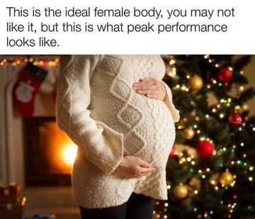 She's literally nurturing another human being. Women are awesome - meme