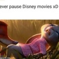 Never pause a Disney movie
